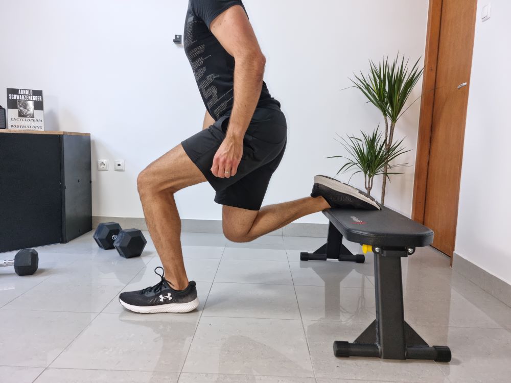 MightyRock klappbare Hantelbank + Wandhalterung