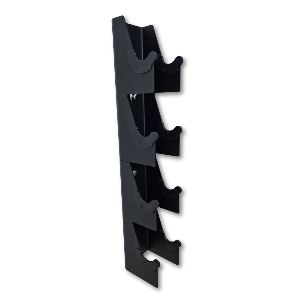 two Dumbbell wall racks combined into dumbbell tower