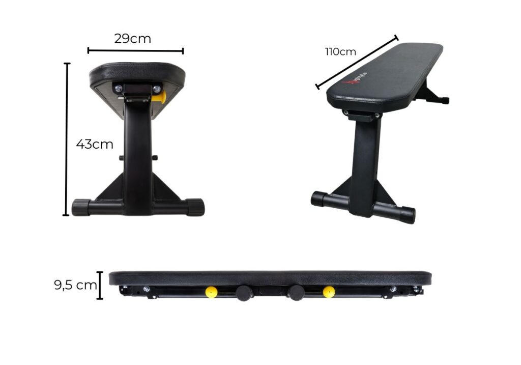 MightyRock Foldable Bench Dimensions