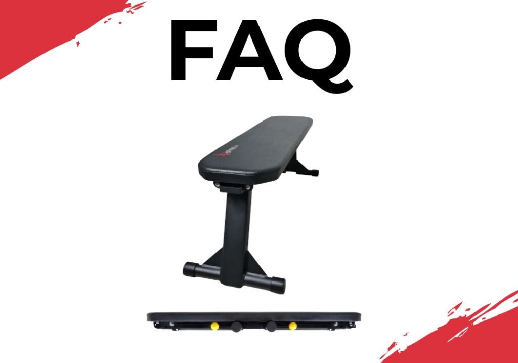 Foldable weight bench and sign FAQ