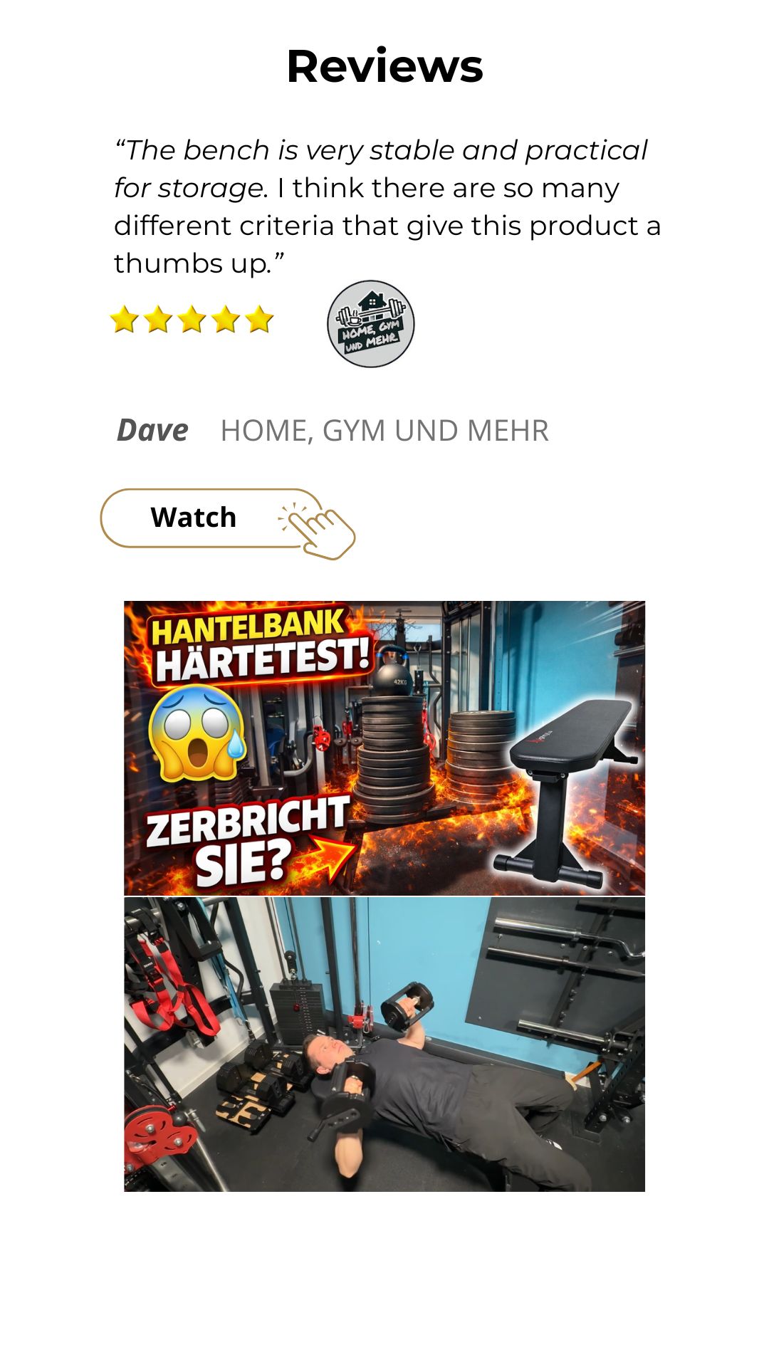 Review of foldable weight bench text