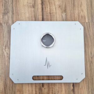 Voltra aluminium travel base plate from above