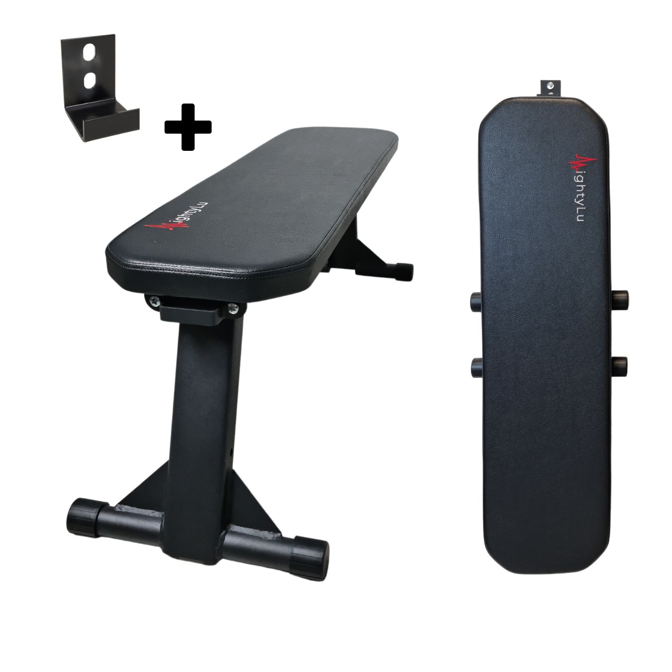 MightyRock Foldable Weight Bench + Bracket
