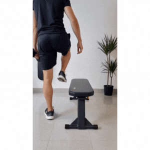 step up on foldable weight bench